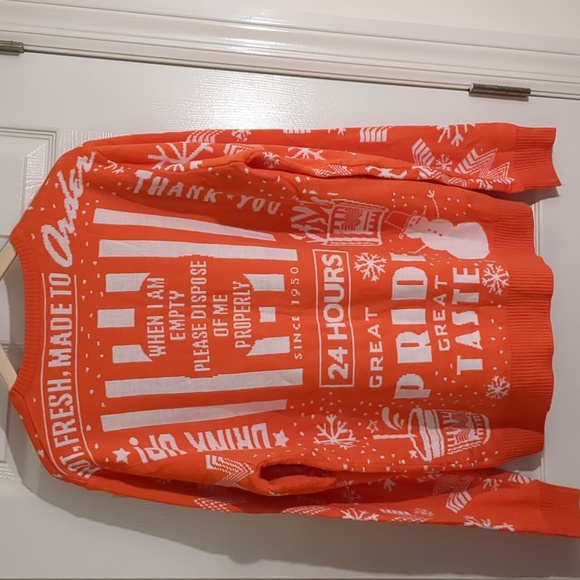 Whataburger 2019 Ugly Christmas Sweater M - Picture 3 of 9